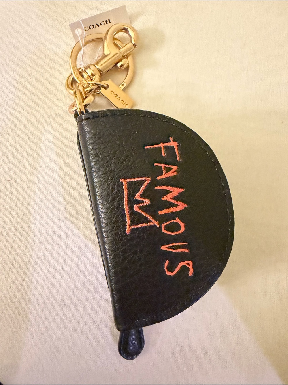 COACH x BASQUIAT LIMITED EDITION KEY CHAIN.